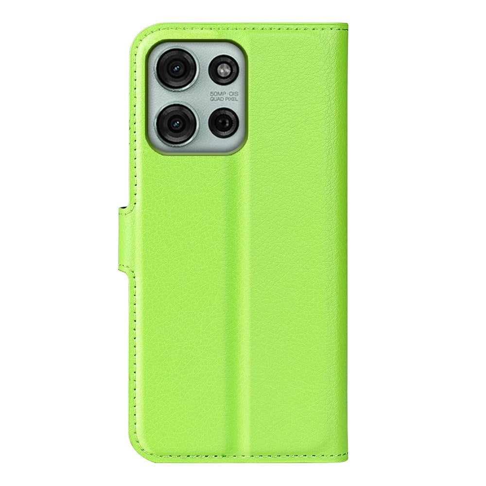 Motorola Moto G75 (5G) - EIDERWOOD Kunstlæder Flip Cover m. Kortholder & Ståfunktion - Grøn