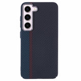 Samsung Galaxy S23 - EIDERWOOD Mønstret Carbon Cover - MagSafe Kompatibel - Dark Colored Pattern