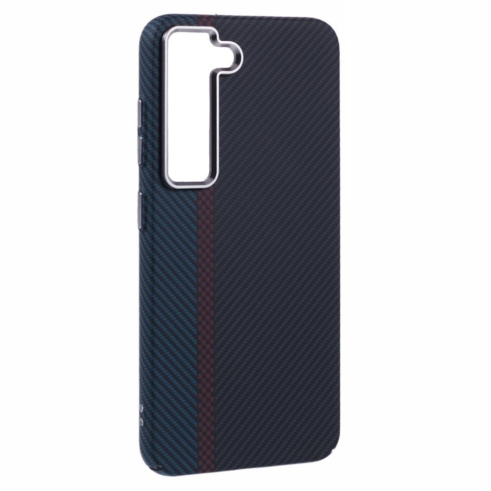 Samsung Galaxy S23 - EIDERWOOD Mønstret Carbon Cover - MagSafe Kompatibel - Dark Colored Pattern