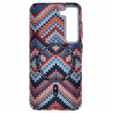 Samsung Galaxy S23 - EIDERWOOD Mønstret Carbon Cover - MagSafe Kompatibel - Retro Pattern