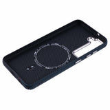 Samsung Galaxy S23 - EIDERWOOD Mønstret Carbon Cover - MagSafe Kompatibel - Dark ZigZag Pattern