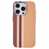 iPhone 16 Pro - EIDERWOOD Mønstret Carbon Cover - MagSafe Kompatibel - Light Stripes