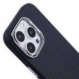 iPhone 16 Pro - EIDERWOOD Mønstret Carbon Cover - MagSafe Kompatibel - Black