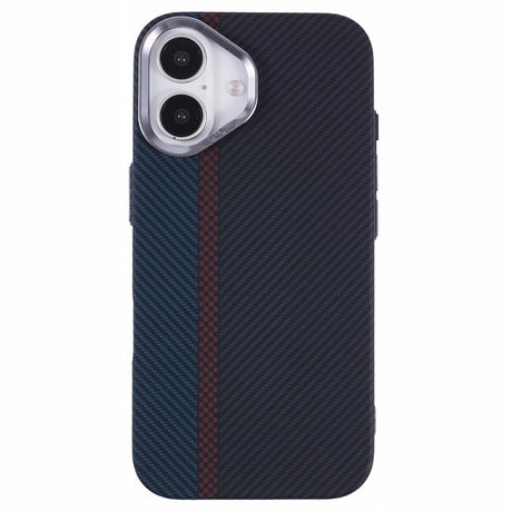 iPhone 16 - EIDERWOOD Mønstret Carbon Cover - MagSafe Kompatibel - Dark Colored Pattern