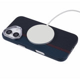 iPhone 16 - EIDERWOOD Mønstret Carbon Cover - MagSafe Kompatibel - Dark Colored Pattern