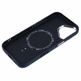 iPhone 16 - EIDERWOOD Mønstret Carbon Cover - MagSafe Kompatibel - Dark Colored Pattern