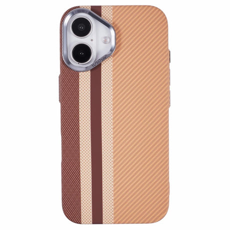 iPhone 16 - EIDERWOOD Mønstret Carbon Cover - MagSafe Kompatibel - Light Stripes