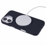 iPhone 16 - EIDERWOOD Mønstret Carbon Cover - MagSafe Kompatibel - Black
