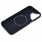 iPhone 16 - EIDERWOOD Mønstret Carbon Cover - MagSafe Kompatibel - Black