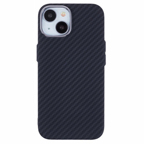 iPhone 15 - EIDERWOOD Mønstret Carbon Cover - MagSafe Kompatibel - Black