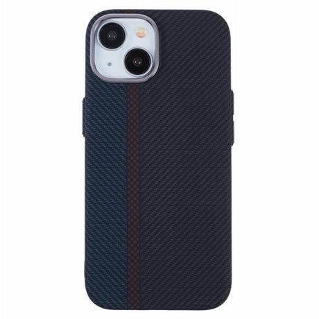 iPhone 15 - EIDERWOOD Mønstret Carbon Cover - MagSafe Kompatibel - Dark Colored Pattern