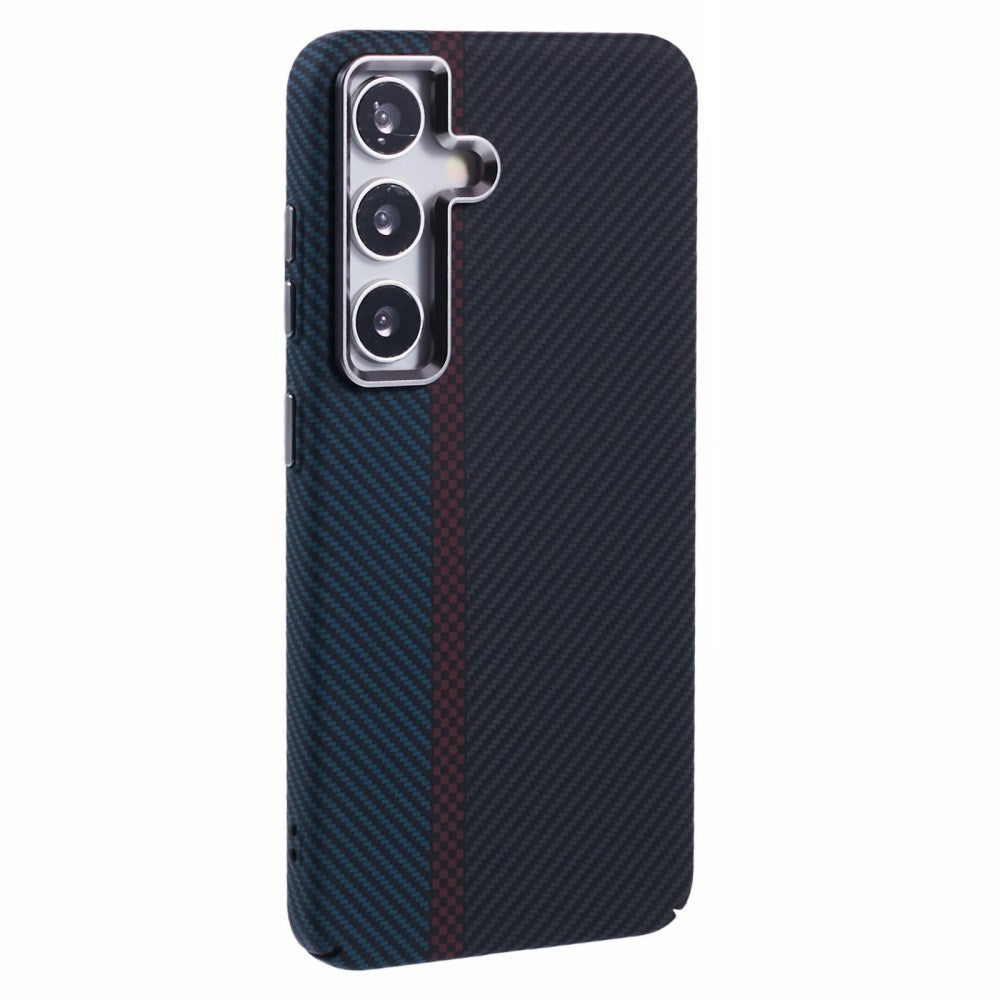 Samsung Galaxy S24 - EIDERWOOD Mønstret Carbon Cover - MagSafe Kompatibel - Dark Colored Pattern