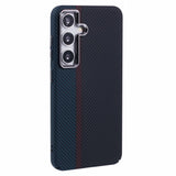 Samsung Galaxy S24 - EIDERWOOD Mønstret Carbon Cover - MagSafe Kompatibel - Dark Colored Pattern