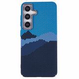 Samsung Galaxy S24 - EIDERWOOD Mønstret Carbon Cover - MagSafe Kompatibel - Blue Peak