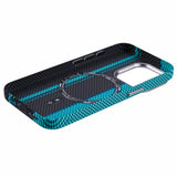 iPhone 15 Pro - EIDERWOOD Mønstret Carbon Cover - MagSafe Kompatibel - Blue/Black