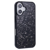 EIDERWOOD iPhone 16 Carbon Cover m. Skridsikker Kant - MagSafe Kompatibelt - Sort
