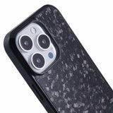 EIDERWOOD iPhone 16 Pro Carbon Cover m. Skridsikker Kant - MagSafe Kompatibelt - Sort