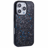 EIDERWOOD iPhone 16 Pro Carbon Cover m. Skridsikker Kant - MagSafe Kompatibelt - Blå