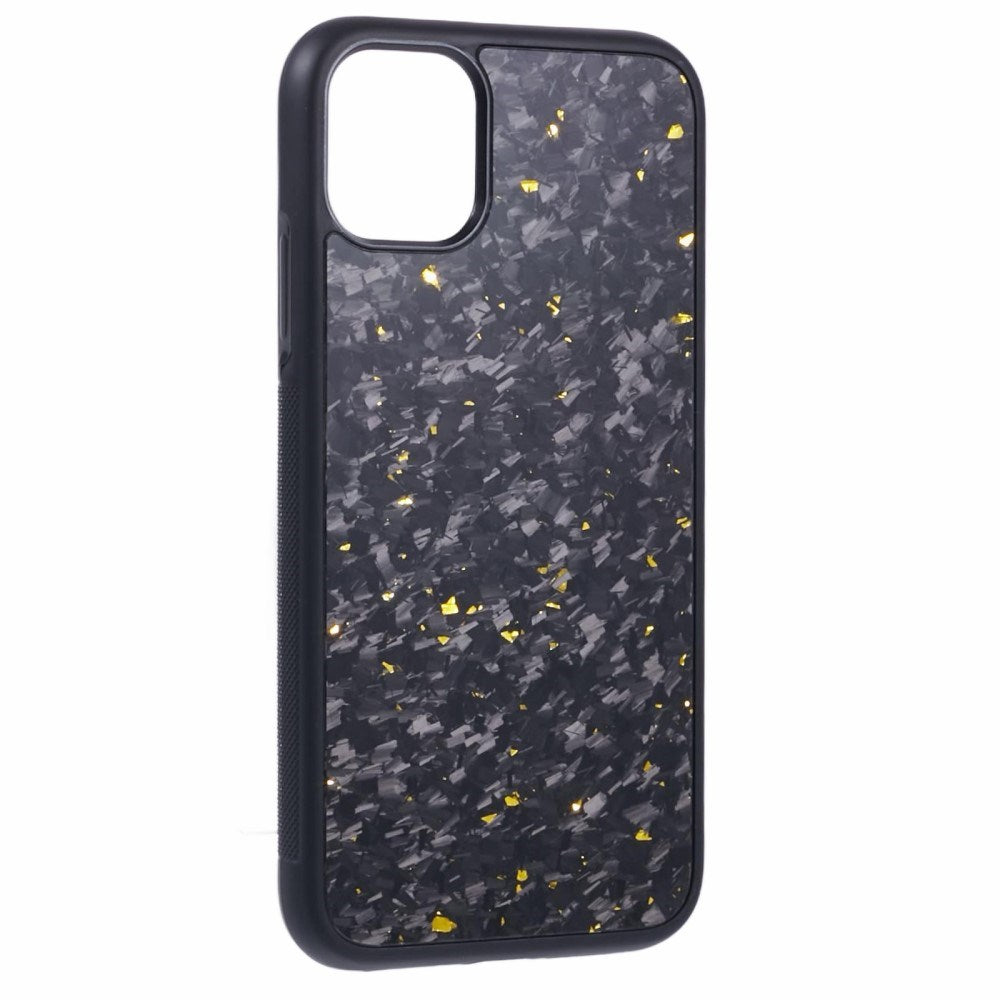 EIDERWOOD Cover til iPhone 11 - Aramid Fiber Bagside og Blød Plast - Guld
