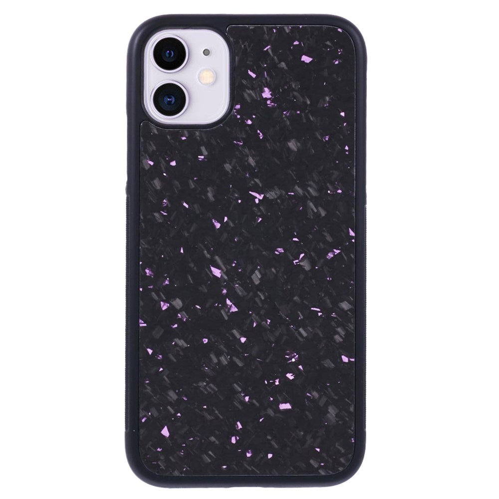 EIDERWOOD Cover til iPhone 11 - Aramid Fiber Bagside og Blød Plast - Lilla
