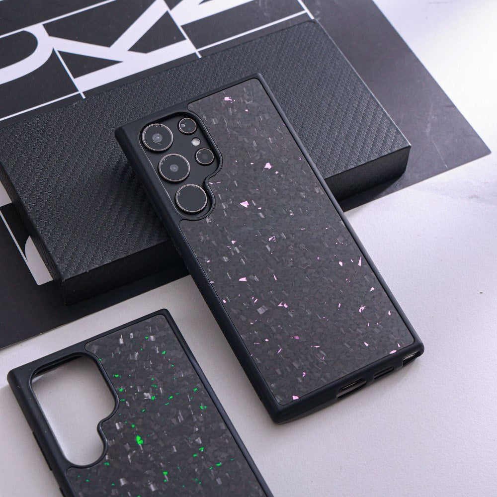 EIDERWOOD Samsung Galaxy S23 Ultra Aramid Cover m. Skridsikker Kant - MagSafe Kompatibelt - Blå