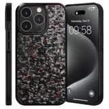 iPhone 12 Pro Max EIDERWOOD Aramid Cover m. Skridsikker Kant - MagSafe Kompatibel - Rød