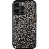 EIDERWOOD iPhone 15 Pro Carbon Cover m. Skridsikker Kant - MagSafe Kompatibelt - Sort