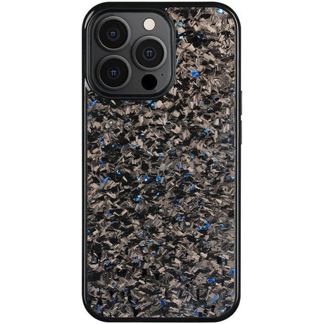 EIDERWOOD Cover til iPhone 14 Pro - Aramid Fiber Bagside og Blød Plast - Blå
