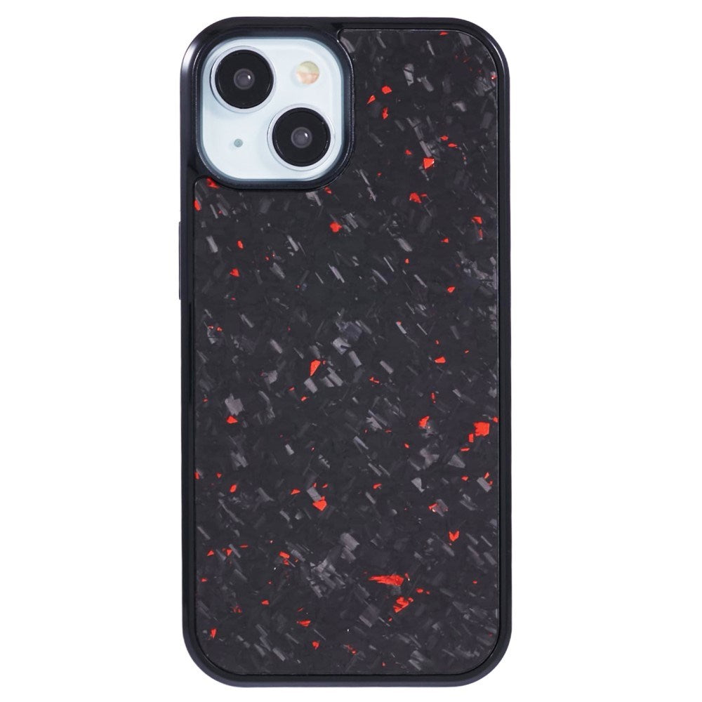 EIDERWOOD Cover til iPhone 14 - Aramid Fiber Bagside og Blød Plast - Rød