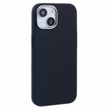 iPhone 14 - EIDERWOOD Mønstret Carbon Cover - MagSafe Kompatibel - Dark Colored Pattern