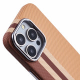 iPhone 14 Pro - EIDERWOOD Mønstret Carbon Cover - MagSafe Kompatibel - Light Stripes