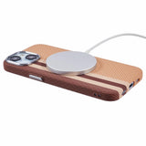 iPhone 13 - EIDERWOOD Mønstret Carbon Cover - MagSafe Kompatibel - Light Stripes