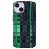 iPhone 13 - EIDERWOOD Mønstret Carbon Cover - MagSafe Kompatibel - Green/Black