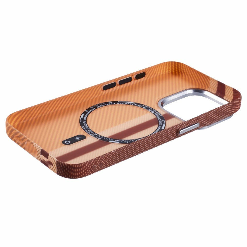 iPhone 12/12 Pro - EIDERWOOD Mønstret Carbon Cover - MagSafe Kompatibel - Light Stripes