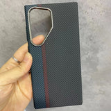 Samsung Galaxy S23 Ultra - EIDERWOOD Mønstret Carbon Cover - MagSafe Kompatibel - Dark Colored Pattern