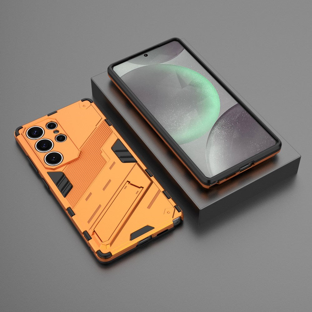 Samsung Galaxy S25 Ultra - EIDERWOOD Håndværker Cover m. Kickstand - Orange