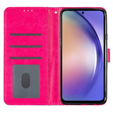 EIDERWOOD Samsung Galaxy A36 (5G) Læder Flip Cover m. Pung & Strop - Glimmer - Pink