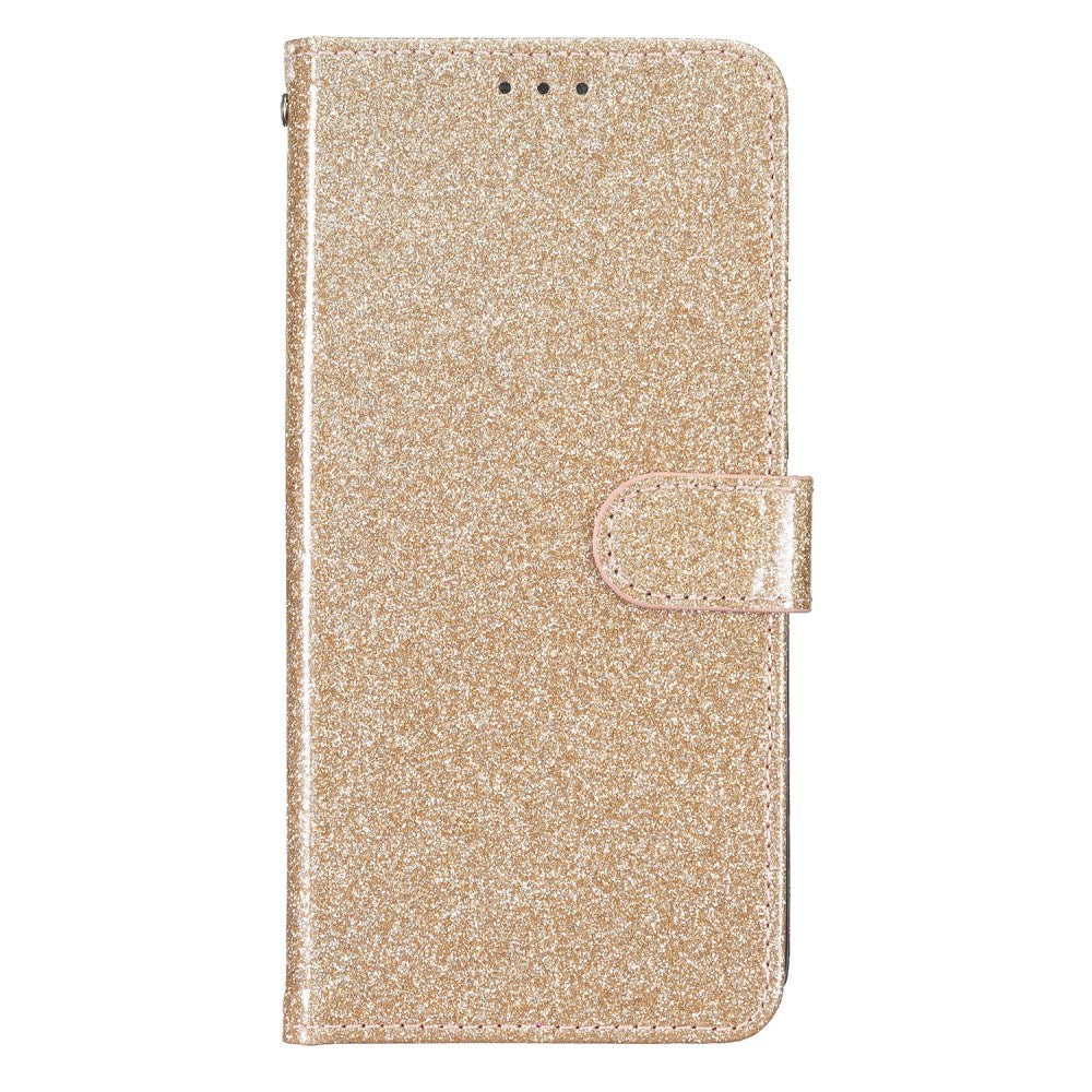 EIDERWOOD Samsung Galaxy A36 (5G) Læder Flip Cover m. Pung & Strop - Glimmer - Guld