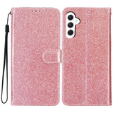 EIDERWOOD Samsung Galaxy A36 (5G) Læder Flip Cover m. Pung & Strop - Glimmer - Rose Gold