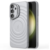 Samsung Galaxy S25+ (Plus) - EIDERWOOD Fleksibelt Plastik Cover m. Tekstur & Kickstand - Grå