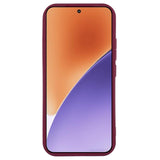 Xiaomi 15 - EIDERWOOD Anti-Slip Fleksibelt Plastik Cover - Rød