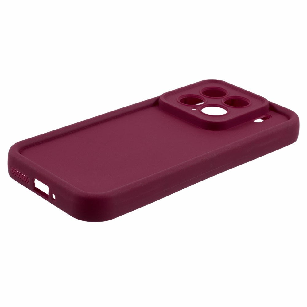 Xiaomi 15 - EIDERWOOD Anti-Slip Fleksibelt Plastik Cover - Rød