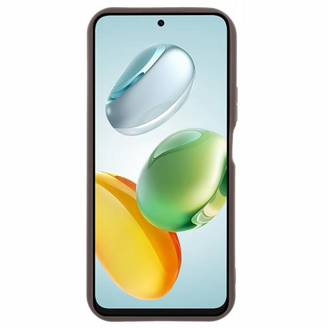 Honor 200 Smart - EIDERWOOD Anti-Slip Fleksibelt Plastik Cover - Brun