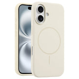 EIDERWOOD iPhone 16 Plus Silikone Mobil Cover - MagSafe Kompatibel - Beige