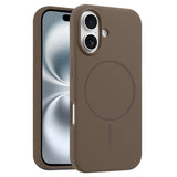 EIDERWOOD iPhone 16 Plus Silikone Mobil Cover - MagSafe Kompatibel - Brun