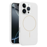 EIDERWOOD iPhone 16 Pro Silikone Mobil Cover - MagSafe Kompatibel - Hvid