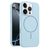 EIDERWOOD iPhone 16 Pro Max Silikone Mobil Cover - MagSafe Kompatibel - Lyseblå