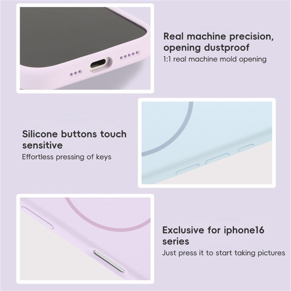 EIDERWOOD iPhone 16 Pro Max Silikone Mobil Cover - MagSafe Kompatibel - Pink