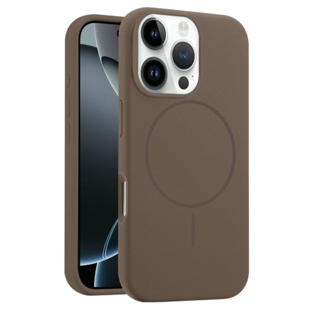 EIDERWOOD iPhone 16 Pro Max Silikone Mobil Cover - MagSafe Kompatibel - Brun