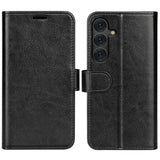 EIDERWOOD - Samsung Galaxy S25 - Kunstlæder Flip Cover m. Kortholder & Ståfunktion - Sort